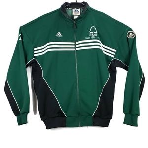 Adidas Mens Penns Forest Soccer Club Jacket Green